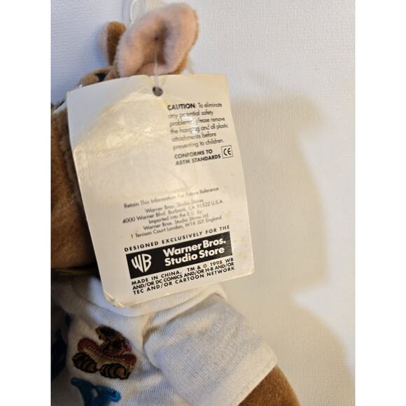 Scooby-Doo 1998 Bean Bag Plush Figure I Love New York Warner Brothers Store NYC - Picture 4 of 6